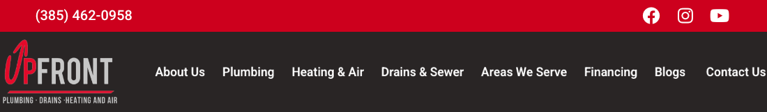 Upfront Plumbing Drains Heating and Air